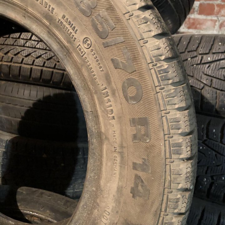 185/70 R14 шина зимняя Континенталь 1шт