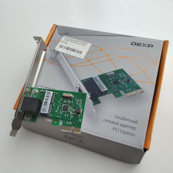 Сетевая карта PCI-E гигабитная DEXP ZH-GE1P