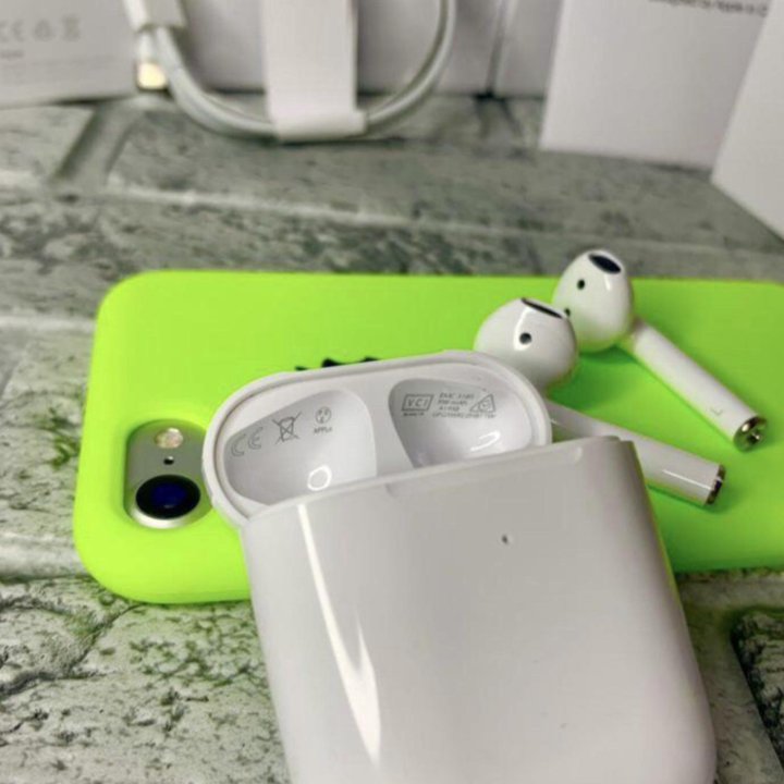 Airpods 2 Premium + чехол в подарок