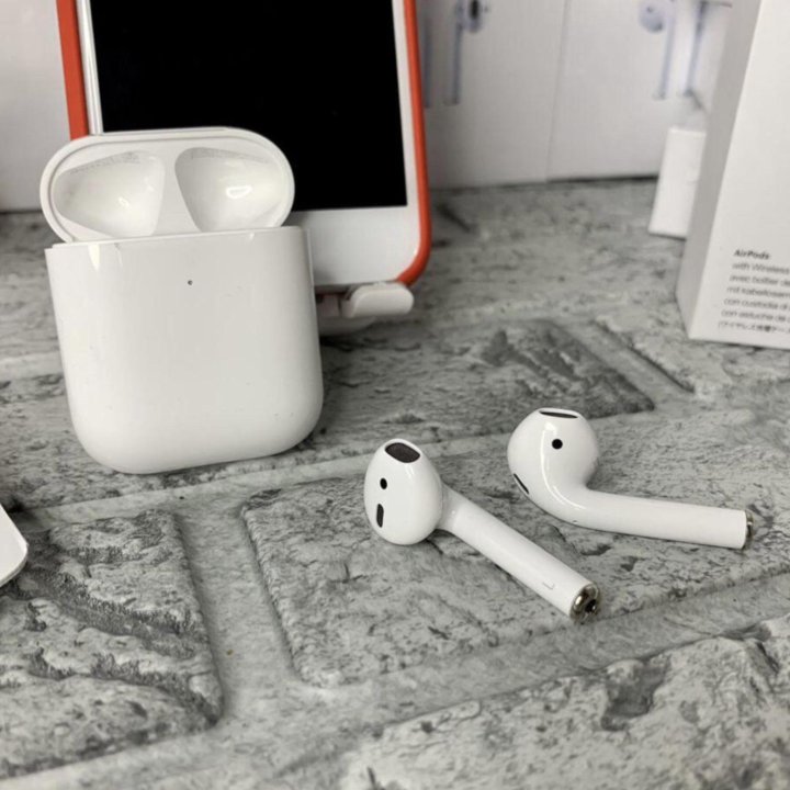 Airpods 2 Premium + чехол в подарок