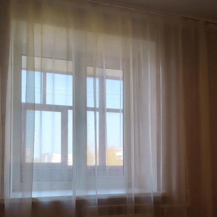 Тюль вуаль б/у 232х470см.