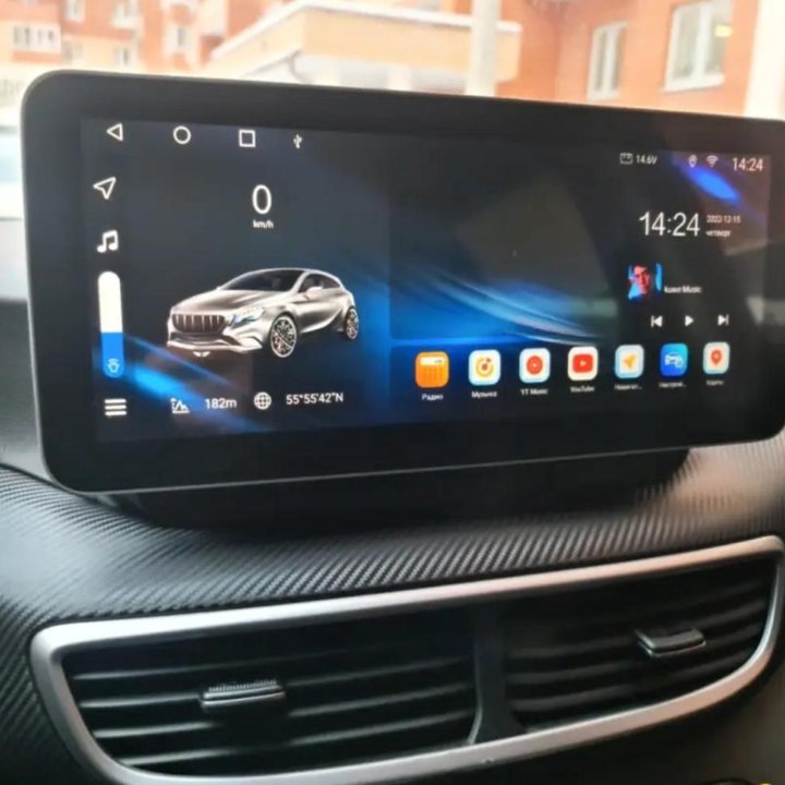 Hyundai santa fe android магнитола teyes