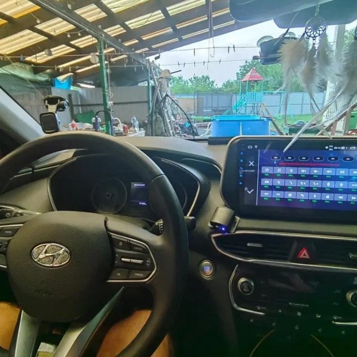 Hyundai santa fe android магнитола teyes