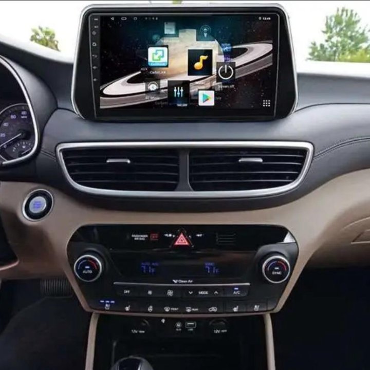 Hyundai santa fe android магнитола teyes