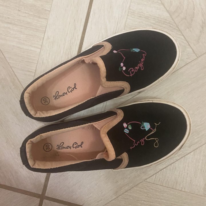 Слипоны для девочки