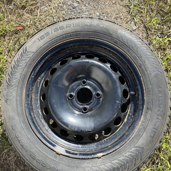 зимние колеса в сборе 185/65 r15 на штампах 4*100