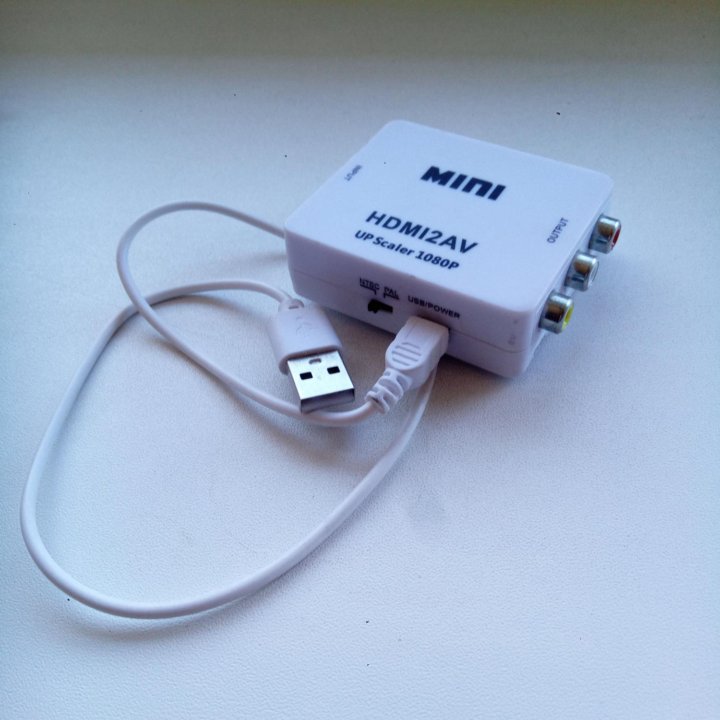 Конвертер переходник из AV в HDMI