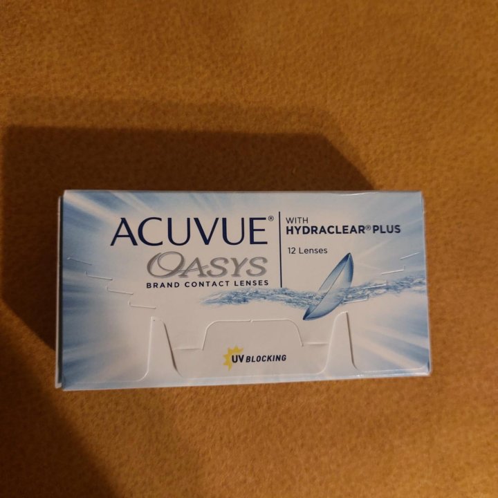 Контактные линзы ACUVUE OASYS 12шт+9шт -8.00