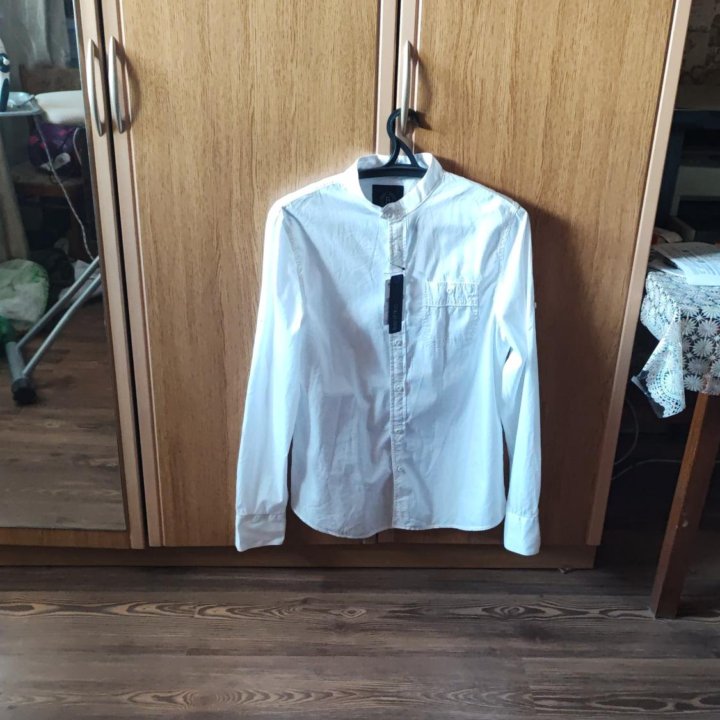 Рубашка мужская хлопок, XL, 42, Bershka, новая