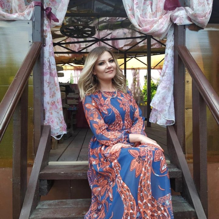 Платье длинное