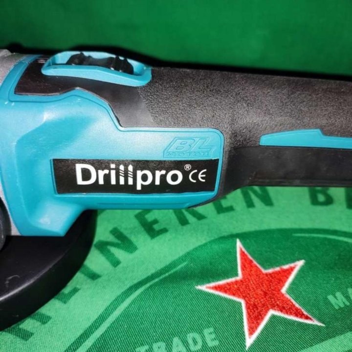 Аккумуляторная Ушм,болгарка Drillpro,125кр,2ак,б/щ