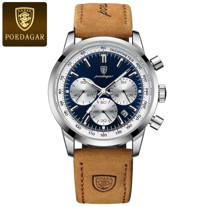 Новые часы Poedagar Luxury chronograph