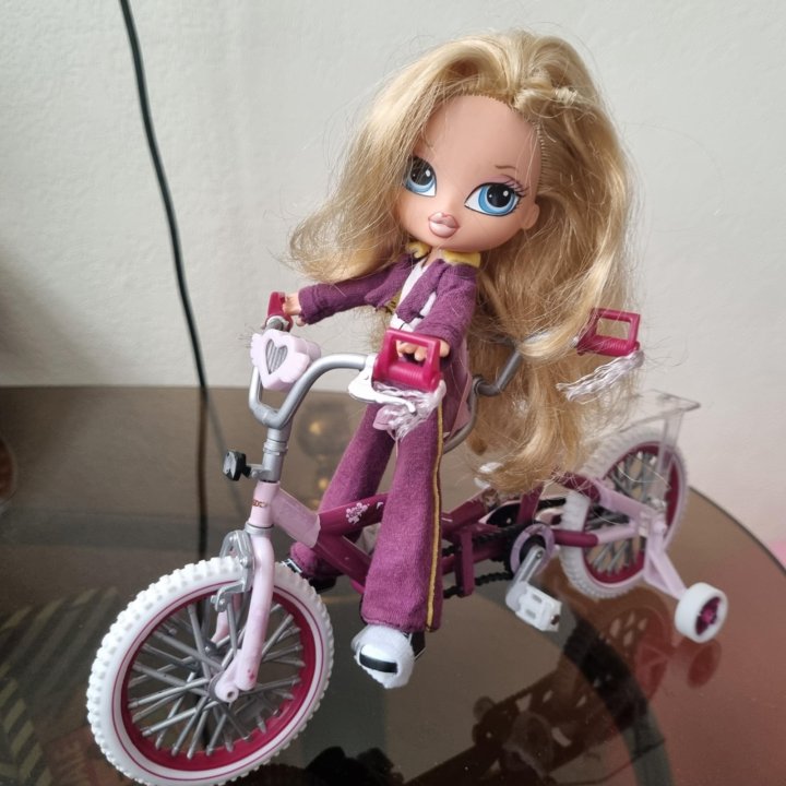 Bratz kidz Cloe с тандемным велосипедом