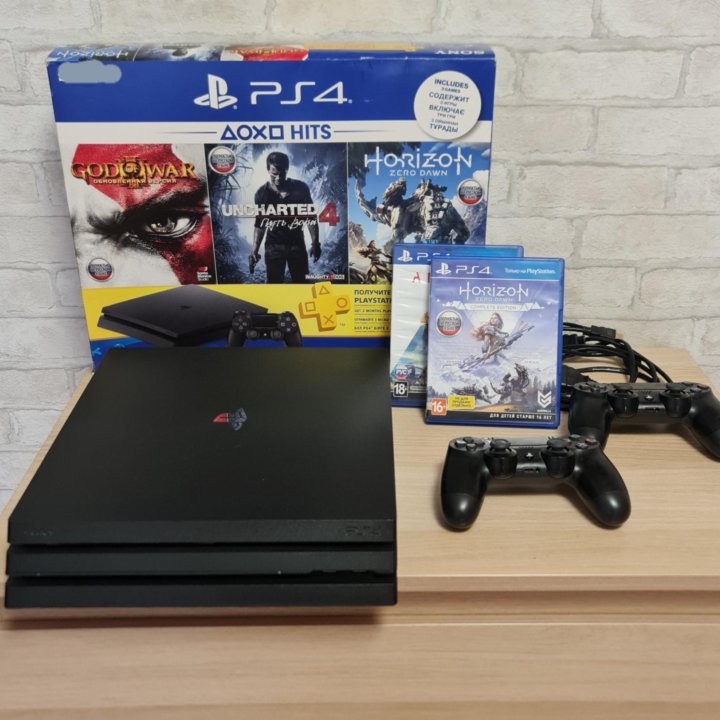 Sony Playstation 4 Pro1 tb4К2 джойстика