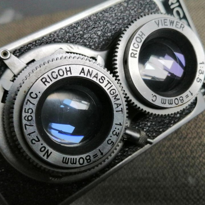 Ricohflex двухглазые фотоаппарат