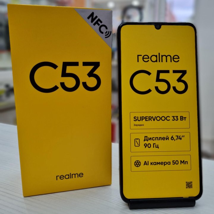 Realme C53 6/128Gb Новый. Оригинал.