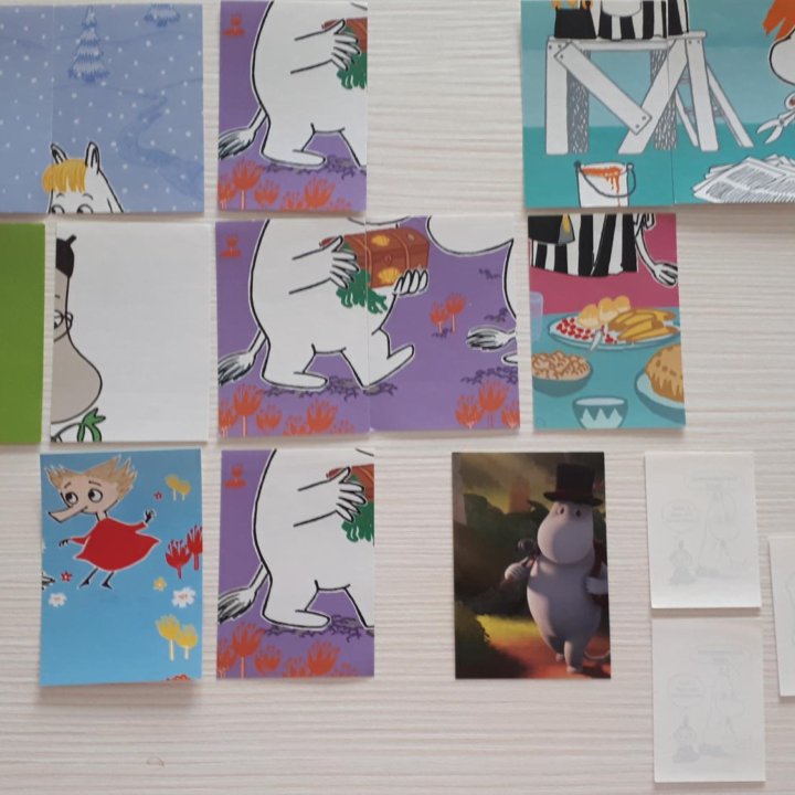 Стикеры, переводные тату «Moomin»