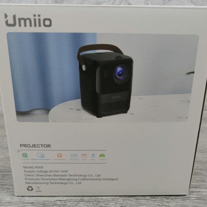 Проектор Umiio А8 5G Черный