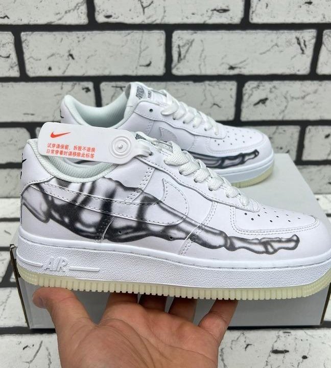 Кроссовки Nike Air Force 1 Skeleton White (36-45)