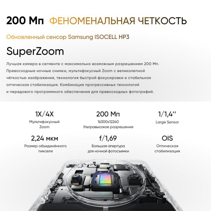 Realme 11 Pro+ 12/256GB (200Mp) (Новый.Гарантия)