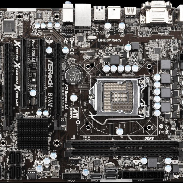 Intel Core i7-3770 asrock B75M R2.0 ddr3 8 gb