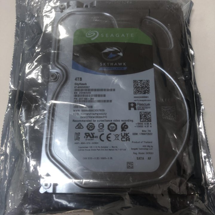 4 ТБ Жесткий диск Seagate SkyHawk [ST4000VX007]