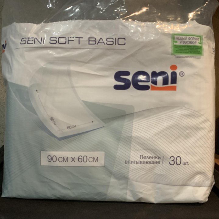 Пеленки Seni Soft Basic 90*60 см