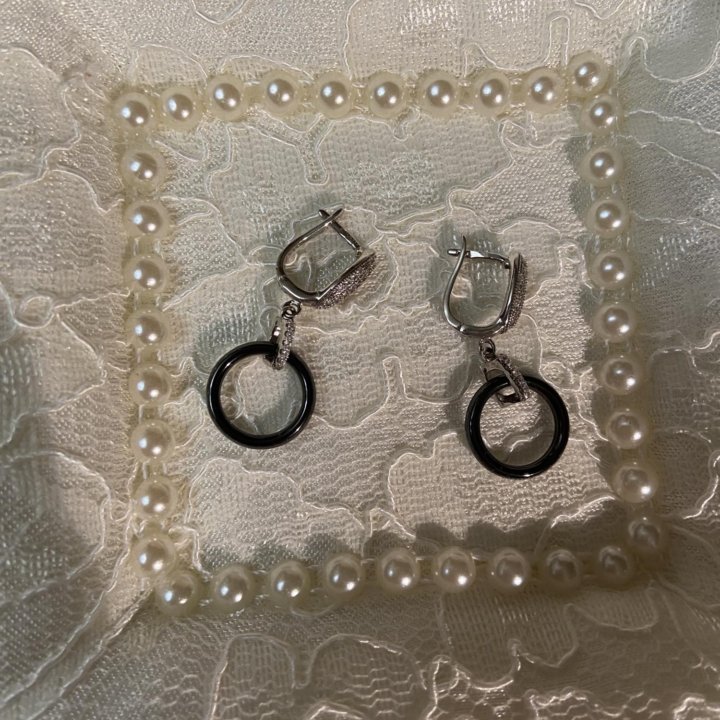 Серьги Valtera. Серебрянные.