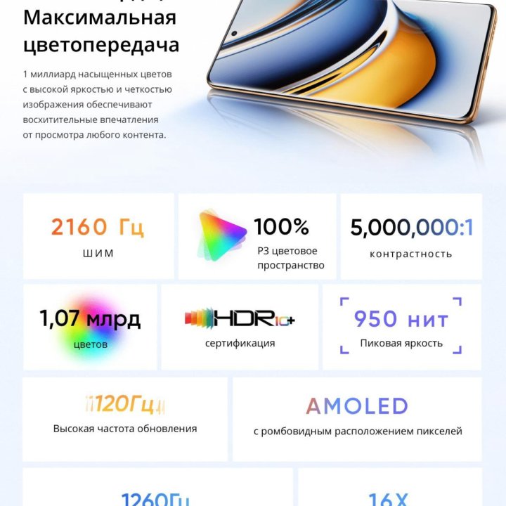 Realme 11 Pro 5G (12 8/256GB) (Новый.Гарантия)