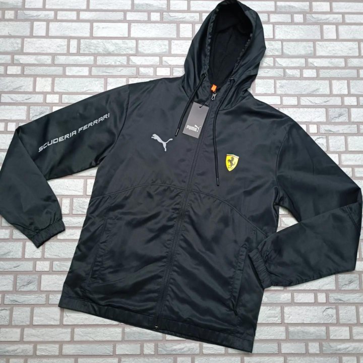 Ветровка чёрная PUMA Ferrari