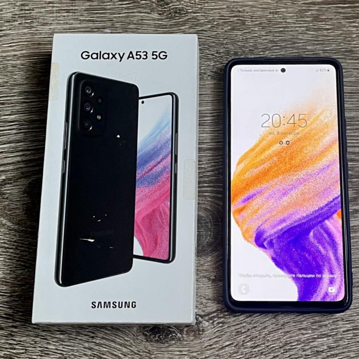 Samsung A53 5G, 6/128GB, Black(Ростест)