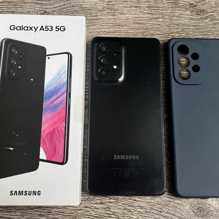 Samsung A53 5G, 6/128GB, Black(Ростест)