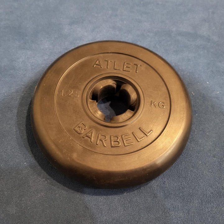 Диск для штанги 1,25кг d=26мм Barbell Atlet