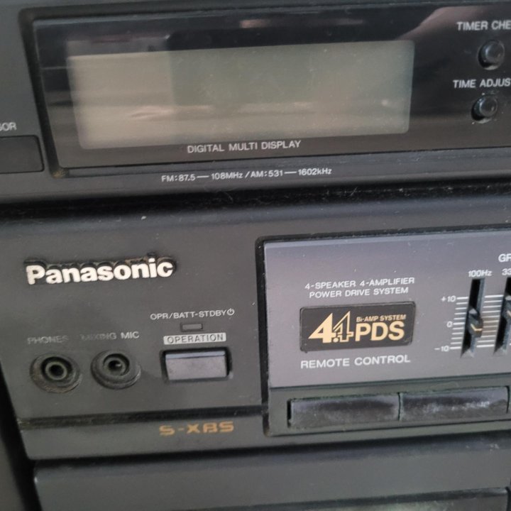 CD, FM, Panasonic RX-DT 680.