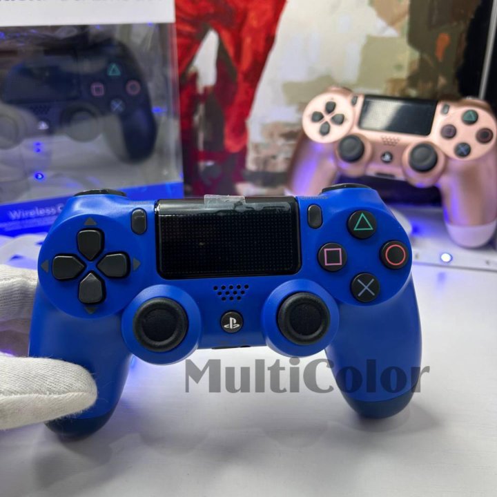 Геймпад DualShock 4 Blue (новый)