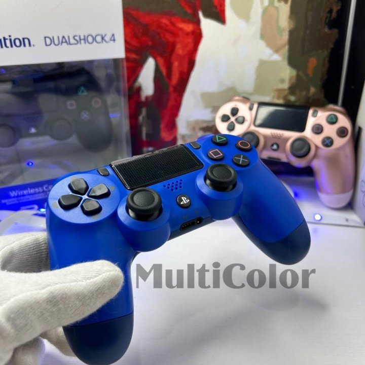 Геймпад DualShock 4 Blue (новый)