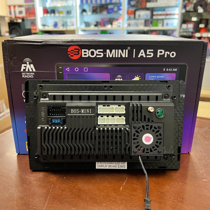 Магнитола Bos-mini A5 PRO DSP, 4/64 Android, 9