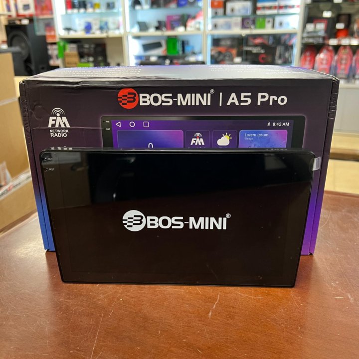 Магнитола Bos-mini A5 PRO DSP, 4/64 Android, 9