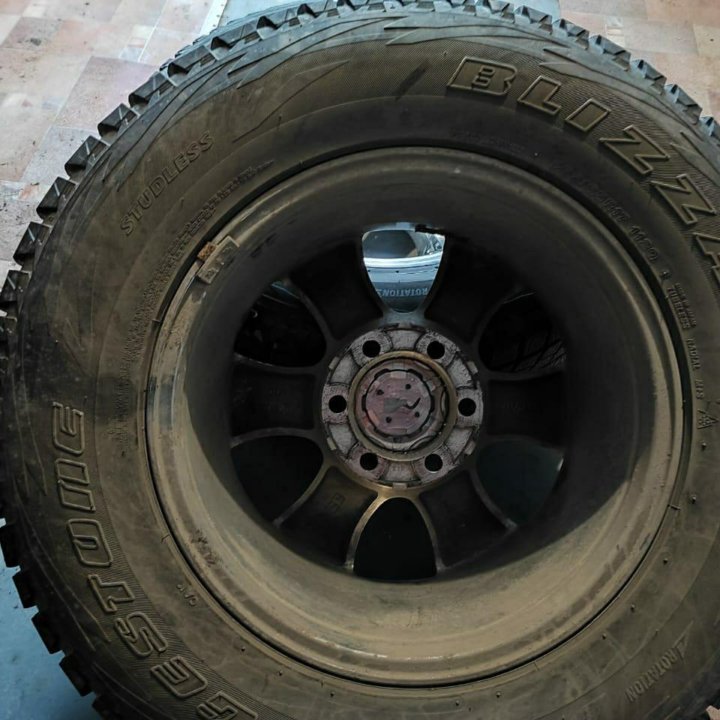 АВТОМОБИЛЬНАЯ РЕЗИНА С ЛИТЬЕМ 265/65/17BRIDGESTONE