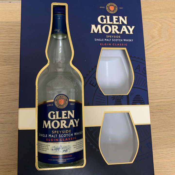 Пустая бутылка Glen Moray