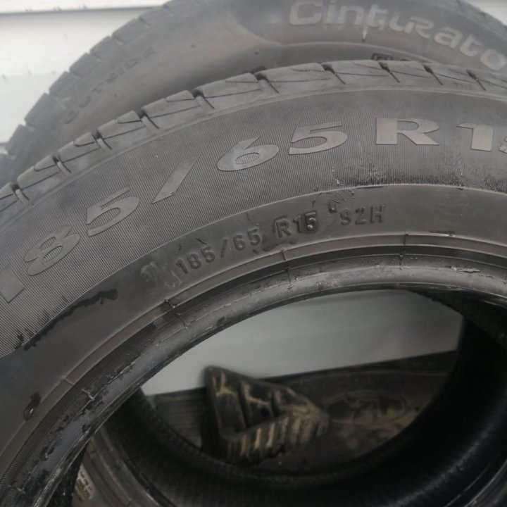 Летние шины. Pirelli 185 65 r15.