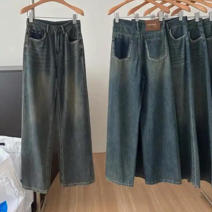 джинсы в винтажном стиле