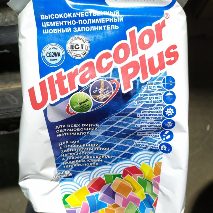 Mapei Ultracolor plus №100/5 кг белая затирка