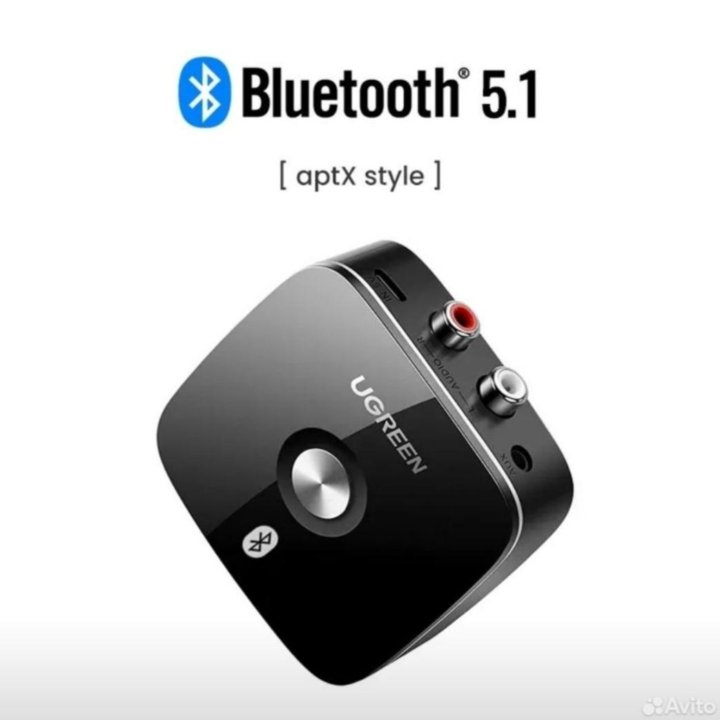 Bluetooth ресивер Bluetooth 5.1, RCA, AUX 3.5