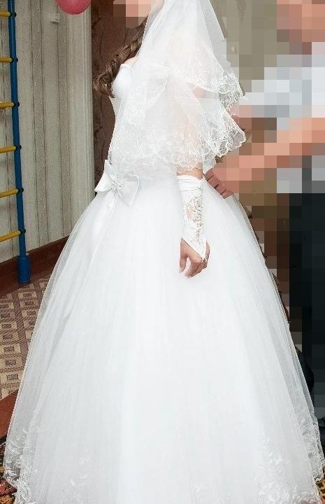 Свадебное платье 48 размер