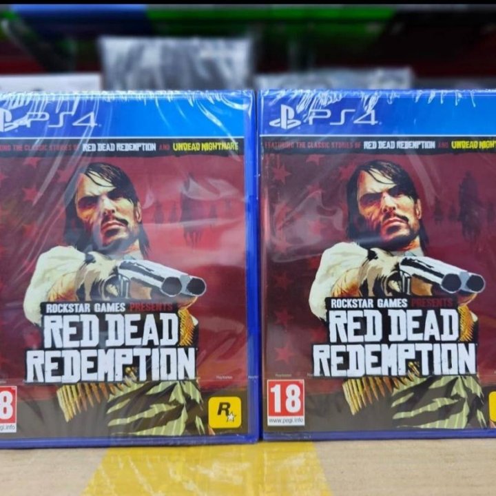 Red Dead Redemption диск Sony PS4