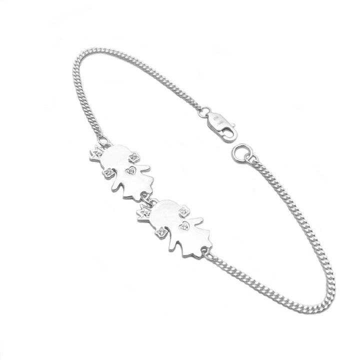 Браслет с 2 малышами