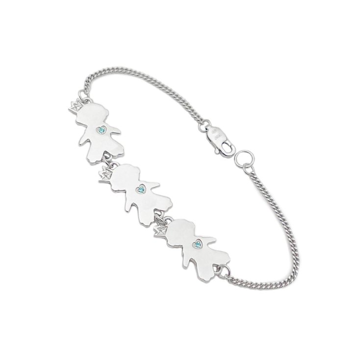 Браслет с 3 малышами