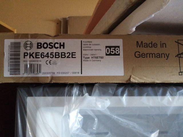 Варочная панель BOSCH PKE654BB2E