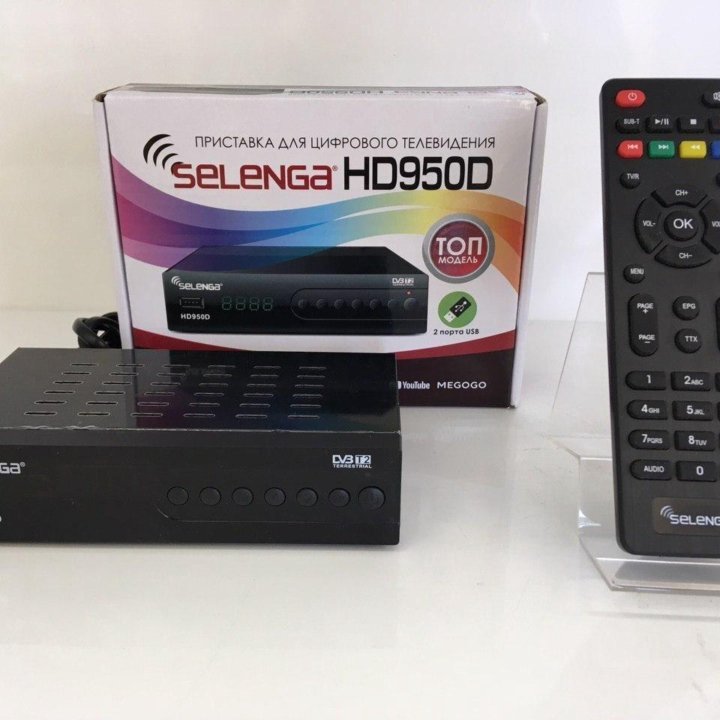 TV приставка.Ресивер DVB-T2 Selenga HD950D